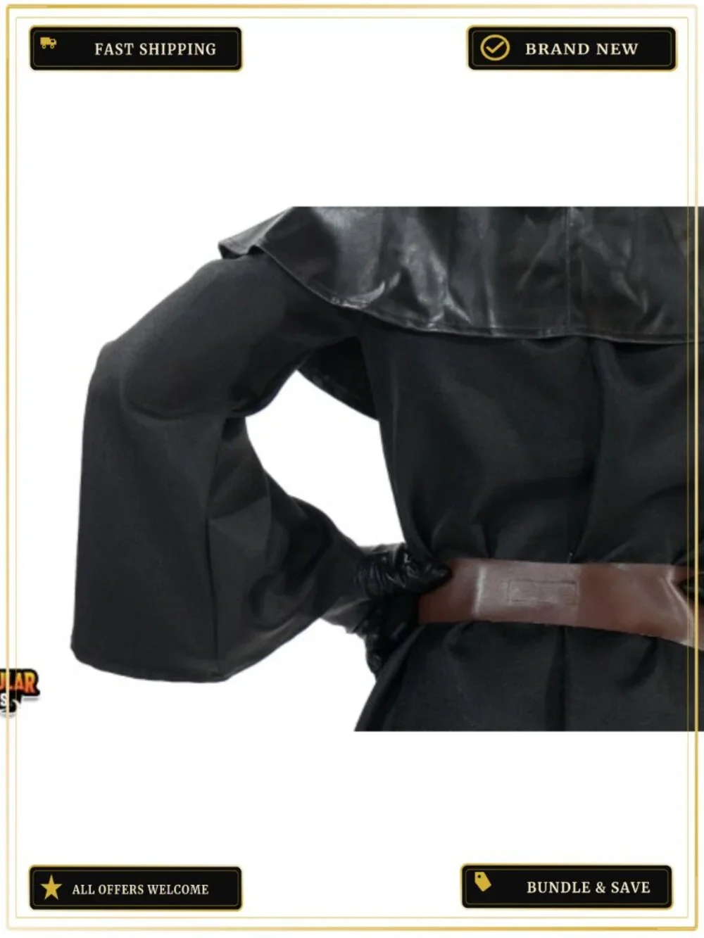 Kids Plague Doctor Costume 10-in-1 Halloween Set Robe Mask Cosplay